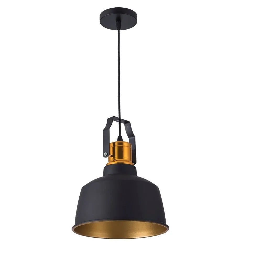 Luminária Pendente Industrial Retrô Vintage Shield - ORNE™ — decor studio