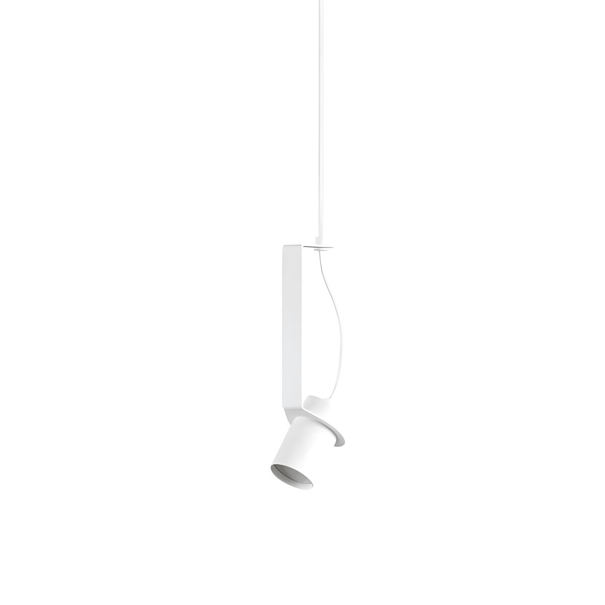 Luminária Pendente Minimalista Industrial Moderna LED Caster - Branco / B