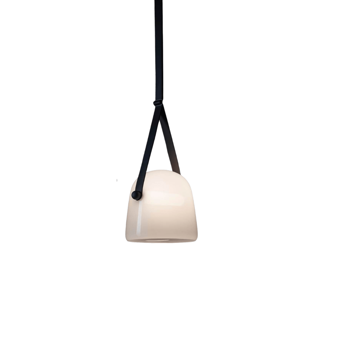 Luminária Pendente Minimalista Moderna Vidro LED Artz - Branco / Branco Quente (3000K)