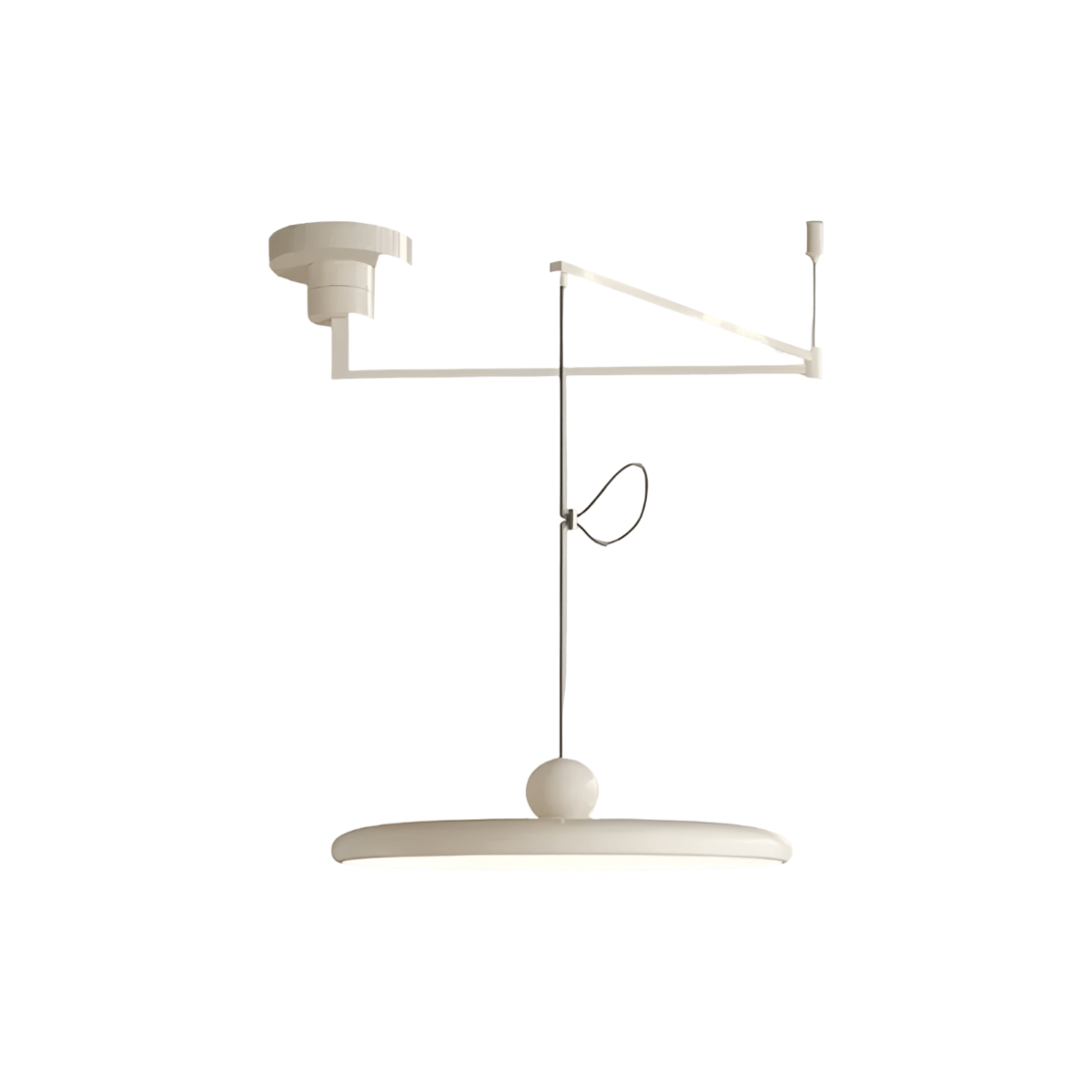 Luminária Pendente Moderna Minimalista Articulada LED Metal Acrílico Tauá - ORNE™ — decor studio