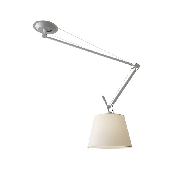 Luminária Pendente Moderna Minimalista Articulada Tecido Metal Jadore - ORNE™ — decor studio