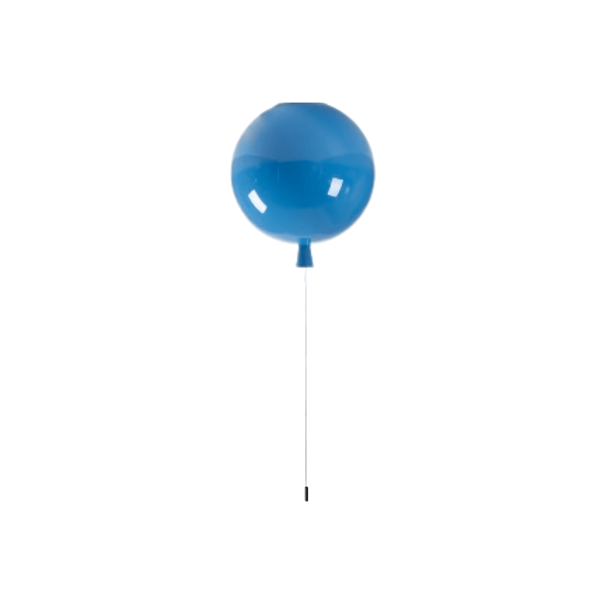 Luminária Pendente Moderna Minimalista Infantil Baloon - Brilho / Azul / Ø20cm