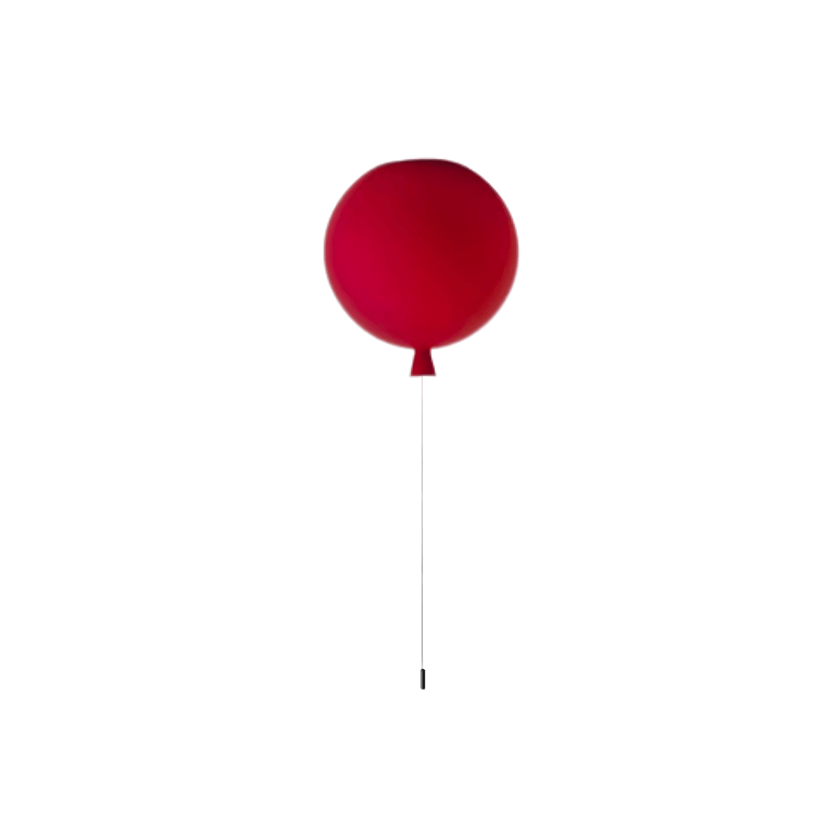 Luminária Pendente Moderna Minimalista Infantil Baloon - Fosco / Vermelho / Ø20cm