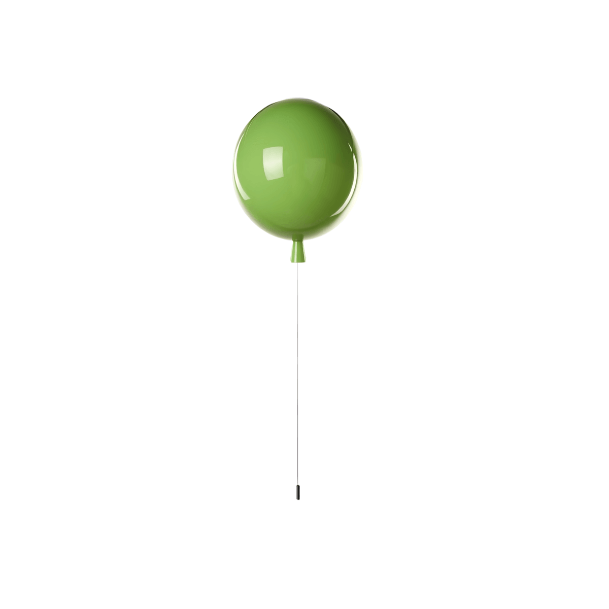 Luminária Pendente Moderna Minimalista Infantil Baloon - Brilho / Verde / Ø20cm