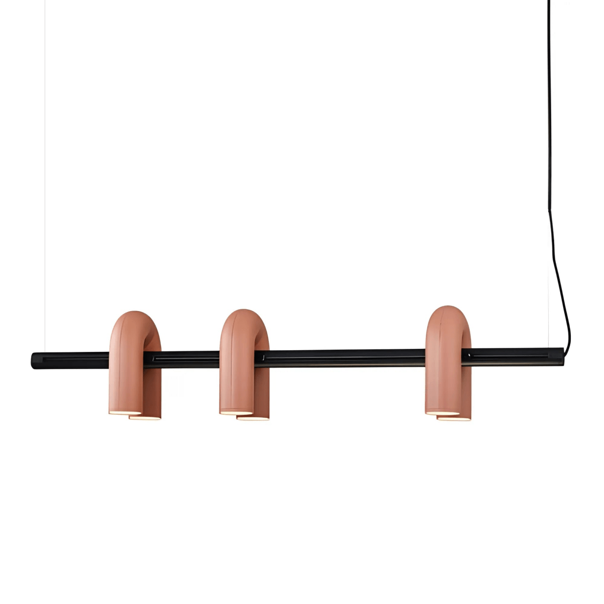 Luminária Pendente Moderna Minimalista Direcionável Articulado Linear Metal LED Circus - ORNE™ — decor studio