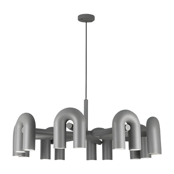 Luminária Pendente Moderna Minimalista Direcionável Articulado Redondo Metal LED Circus - ORNE™ — decor studio