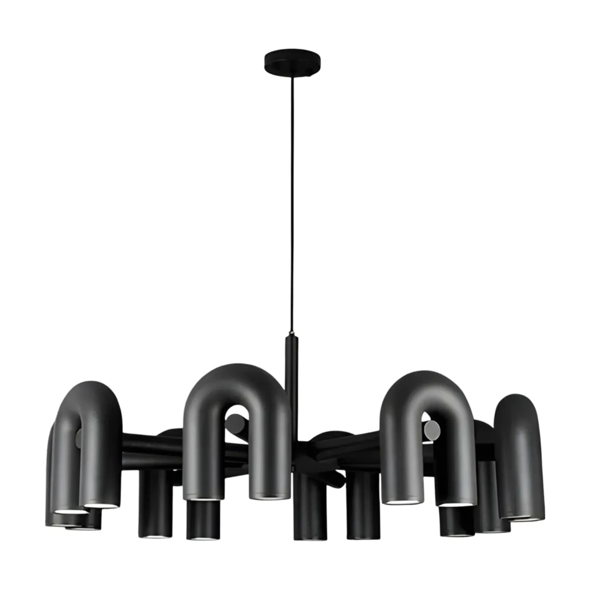 Luminária Pendente Moderna Minimalista Direcionável Articulado Redondo Metal LED Circus - ORNE™ — decor studio