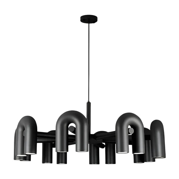 Luminária Pendente Moderna Minimalista Direcionável Articulado Redondo Metal LED Circus - ORNE™ — decor studio