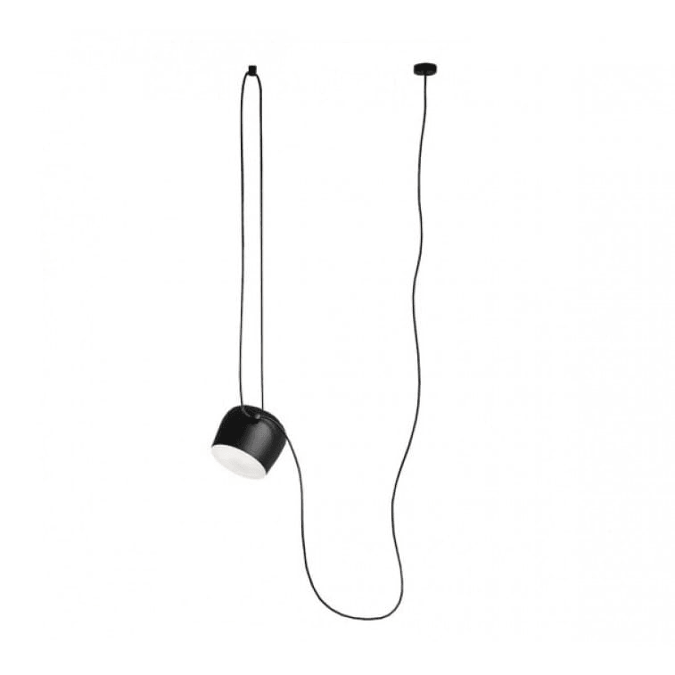 Luminária Pendente Moderna Minimalista Fantasy 1 Cúpula Preto Ø18cm - ORNE™ — decor studio
