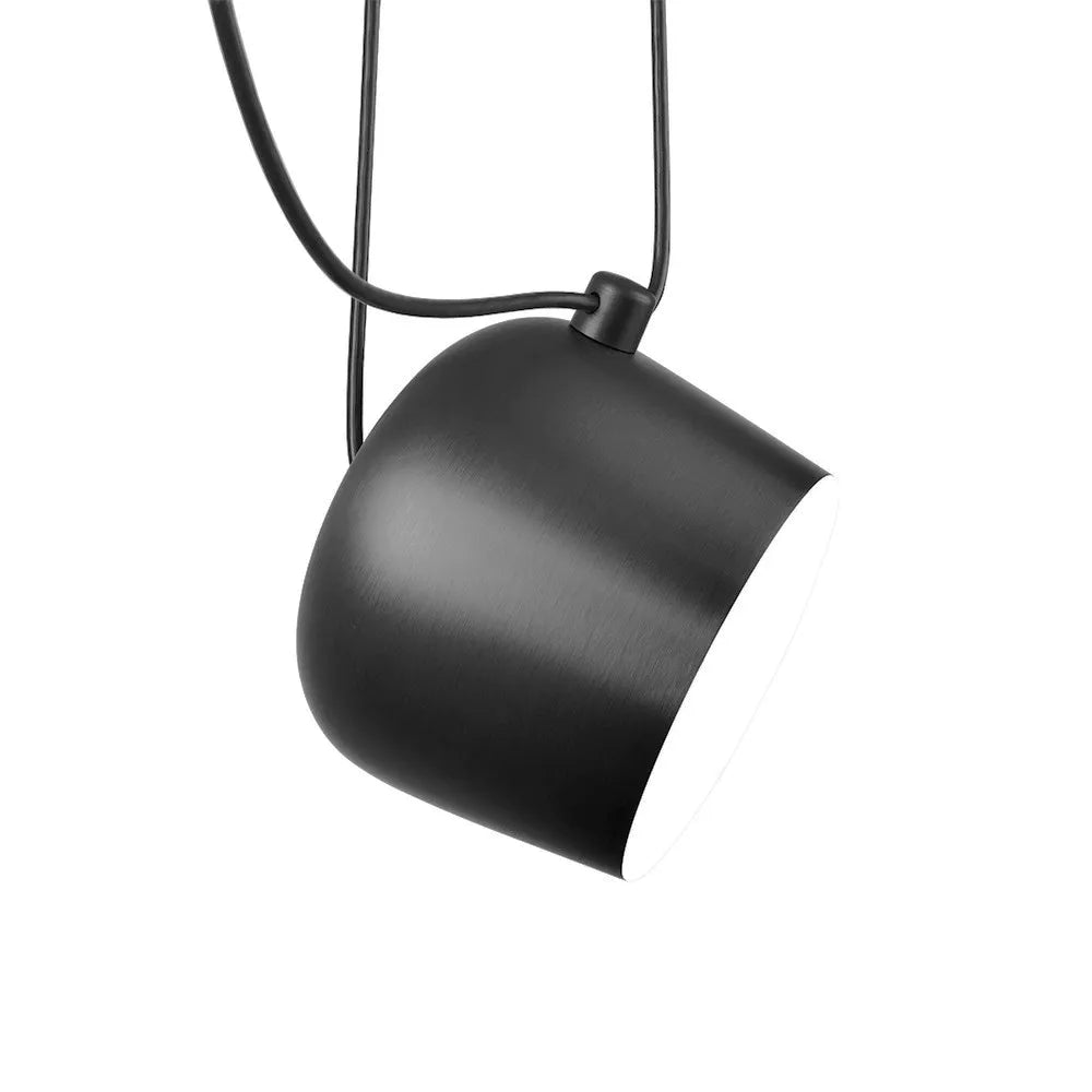 Luminária Pendente Moderna Minimalista Fantasy 5 Cúpulas Preto Ø18cm - ORNE™ — decor studio