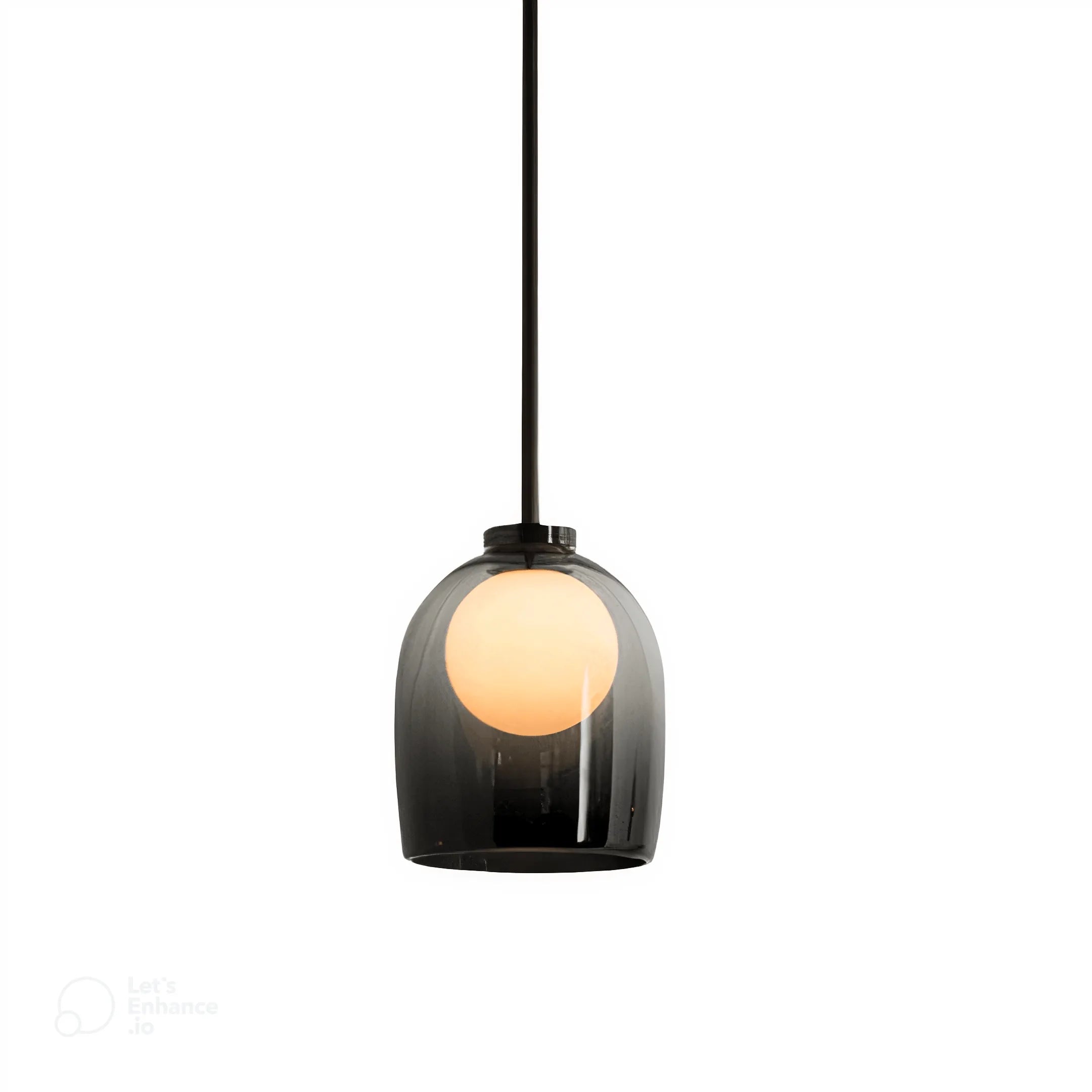 Luminária Pendente Moderna Minimalista Gradient - Fumê