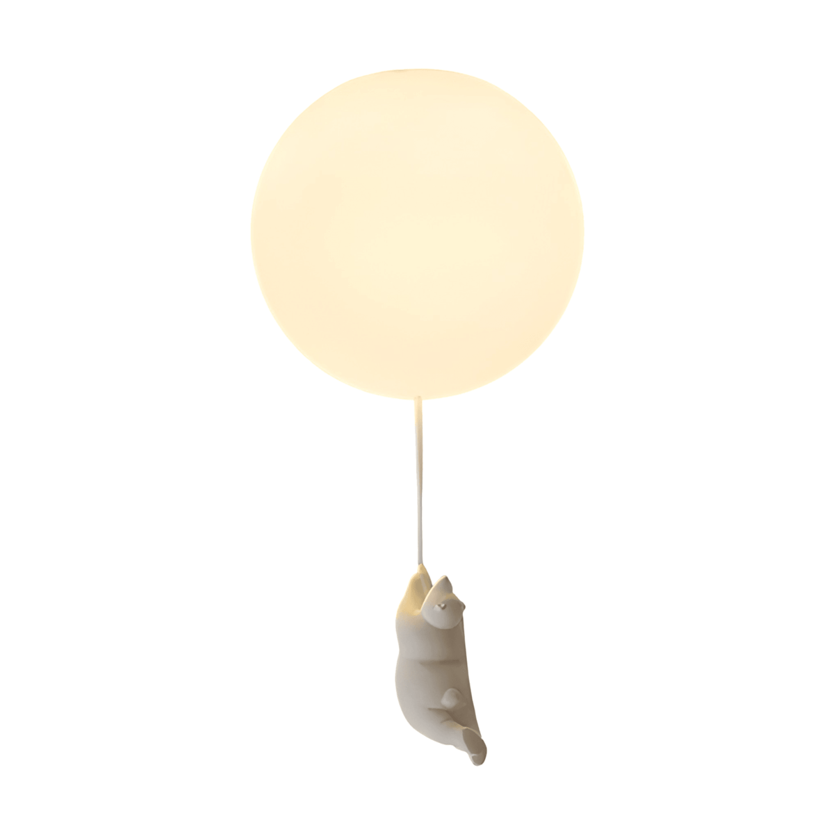 Luminária Pendente Moderna Minimalista Infantil Balão Globo Fly - E / Ø20CM / Branco