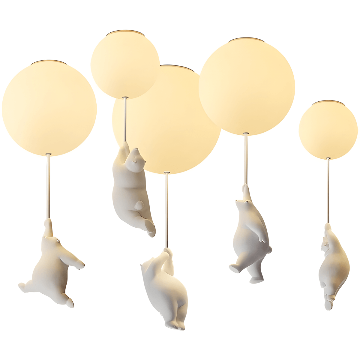 Luminária Pendente Moderna Minimalista Infantil Balão Globo Fly - ORNE™ — decor studio