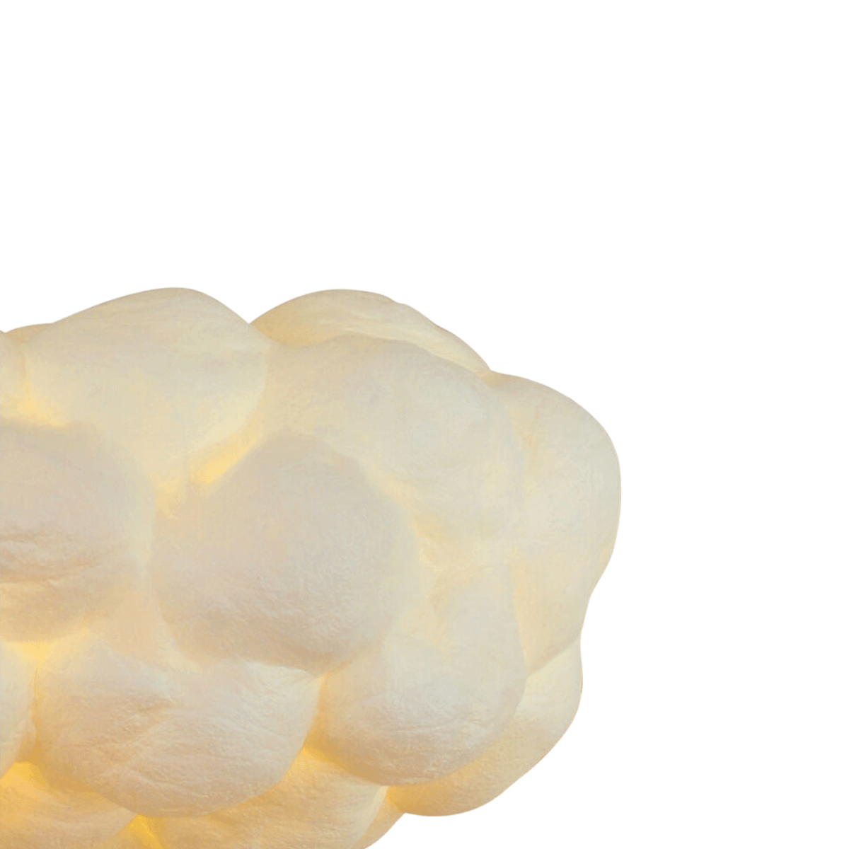 Luminária Pendente Moderna Minimalista Infantil Nuvem Clouds - Formato A / 30cm