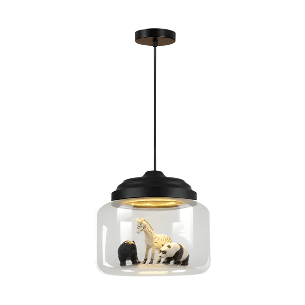 Luminária Pendente Moderna Minimalista Infantil Vidro Safari - ORNE™ — decor studio