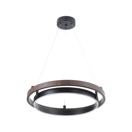 Luminária Pendente Moderna Minimalista LED Madeira Bahama - ORNE™ — decor studio