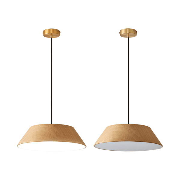 Luminária Pendente Moderna Minimalista LED Madeira Gerhard - ORNE™ — decor studio