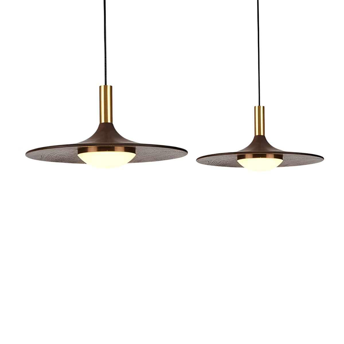 Luminária Pendente Moderna Minimalista LED Madeira Ziliatta - ORNE™ — decor studio
