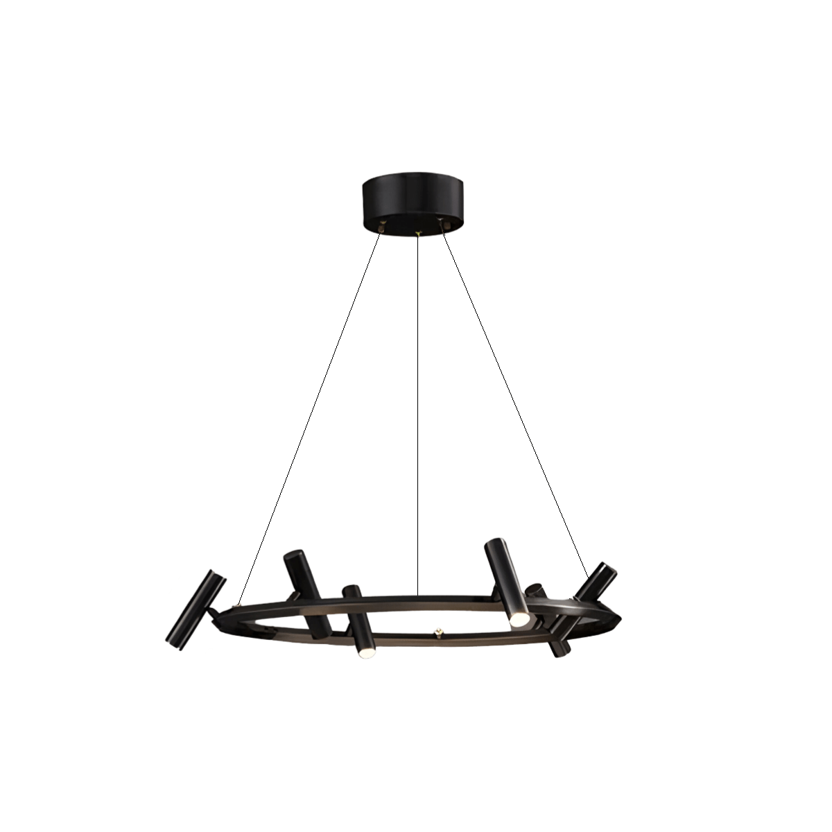 Luminária Pendente Moderna Minimalista LED Metal Black Lumin - ORNE™ — decor studio
