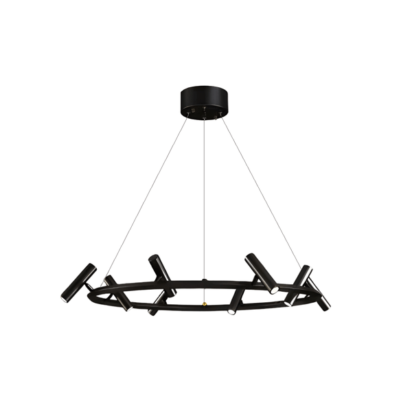 Luminária Pendente Moderna Minimalista LED Metal Black Lumin - ORNE™ — decor studio