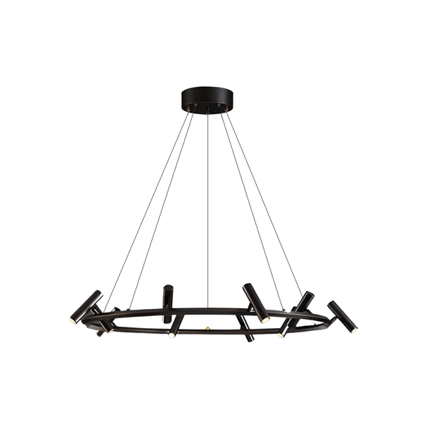 Luminária Pendente Moderna Minimalista LED Metal Black Lumin - ORNE™ — decor studio