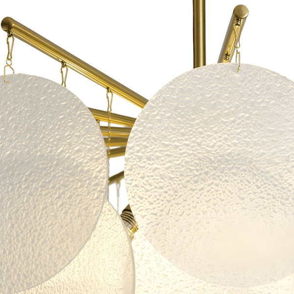 Luminária Pendente Moderna Minimalista LED Metal Vidro Circles - ORNE™ — decor studio