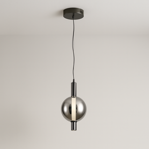 Luminária Pendente Moderna Minimalista LED Metal Vidro Oltti Ball - 1 Círculo / Dimerizável (3000K-6000K) - ORNE™