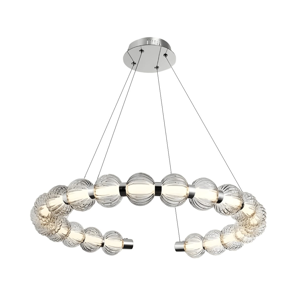 Luminária Pendente Moderna Minimalista LED Vidro Gettori - ORNE™ — decor studio