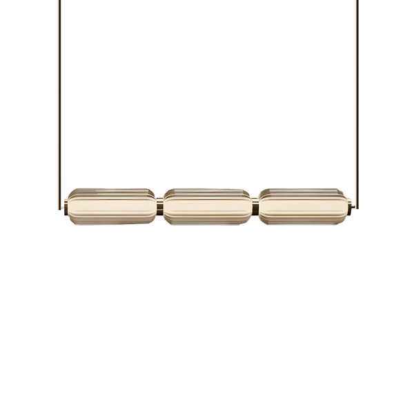 Luminária Pendente Moderna Minimalista LED Vidro Metal Asher - ORNE™ — decor studio