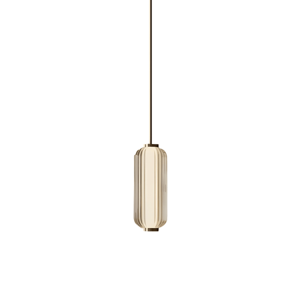 Luminária Pendente Moderna Minimalista LED Vidro Metal Asher - ORNE™ — decor studio