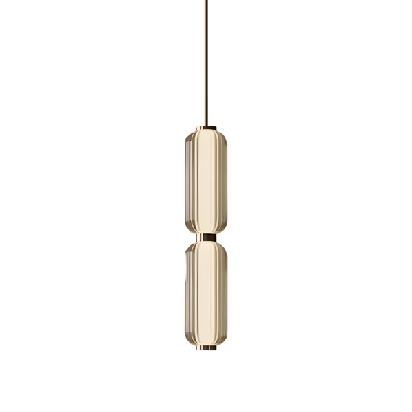 Luminária Pendente Moderna Minimalista LED Vidro Metal Asher - ORNE™ — decor studio