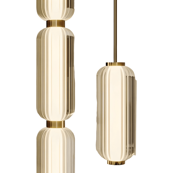 Luminária Pendente Moderna Minimalista LED Vidro Metal Asher - ORNE™ — decor studio