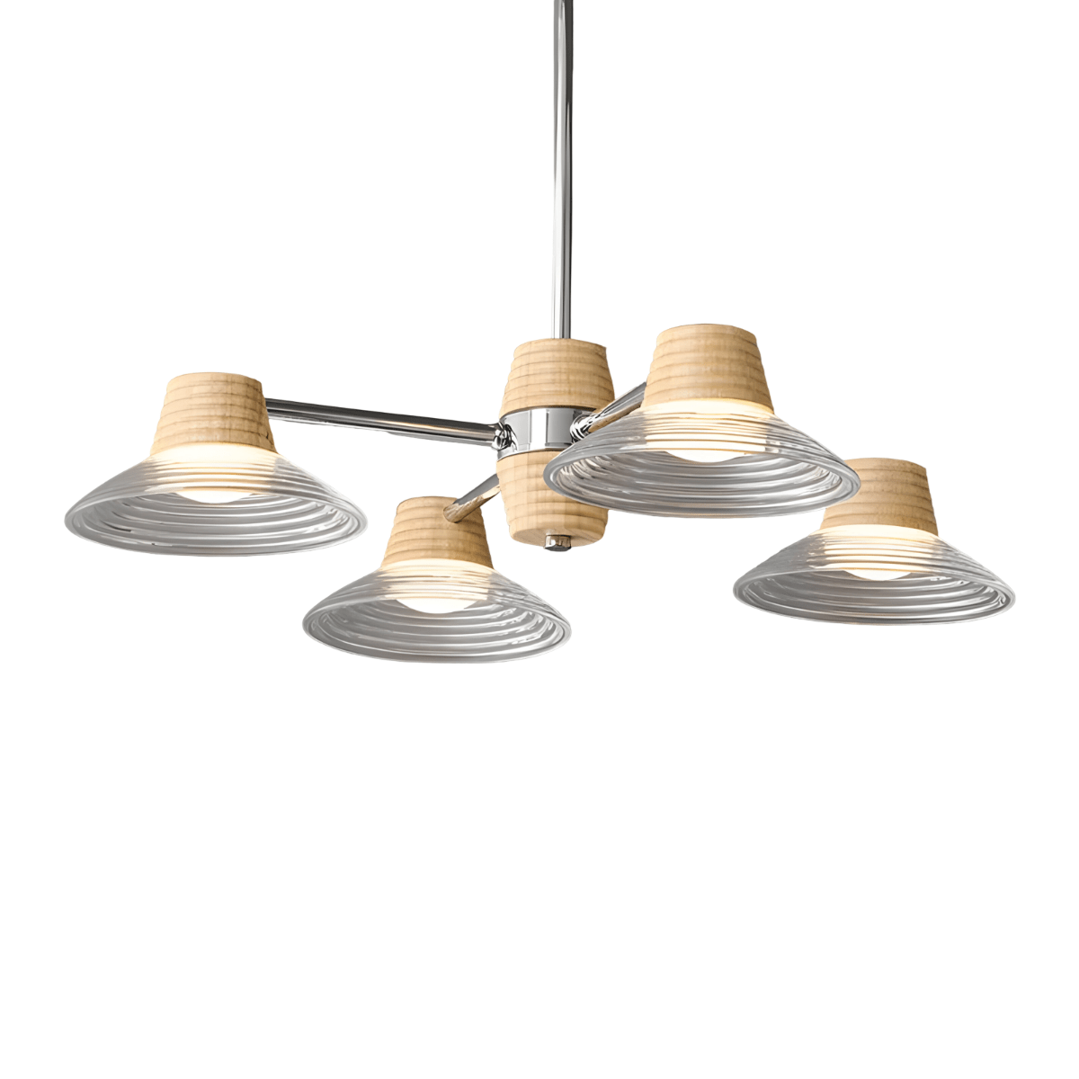 Luminária Pendente Moderna Minimalista LED Vidro Metal Boulevir - ORNE™ — decor studio