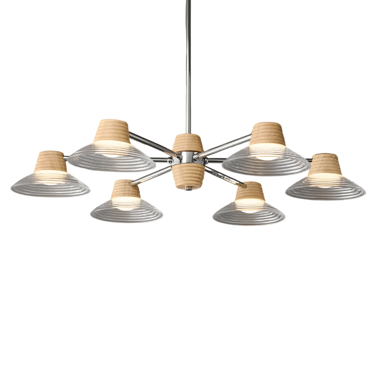 Luminária Pendente Moderna Minimalista LED Vidro Metal Boulevir - ORNE™ — decor studio