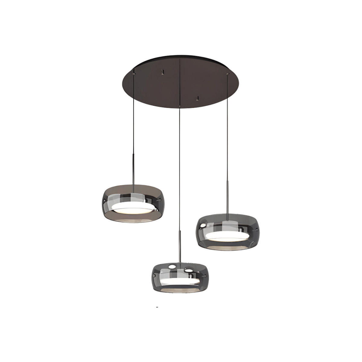 Luminária Pendente Moderna Minimalista LED Vidro Metal Cantille - ORNE™ — decor studio