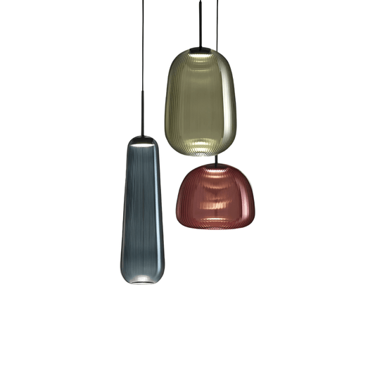 Luminária Pendente Moderna Minimalista LED Vidro Vigaha - ORNE™ — decor studio