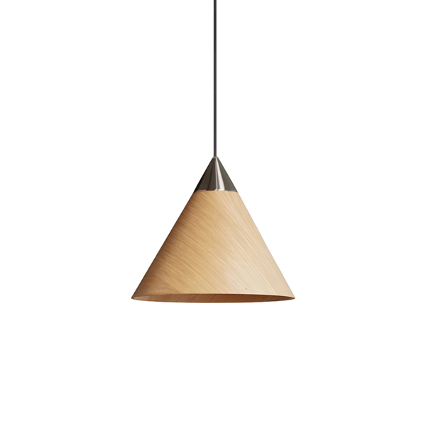 Luminária Pendente Moderna Minimalista Madeira Derack - ORNE™ — decor studio