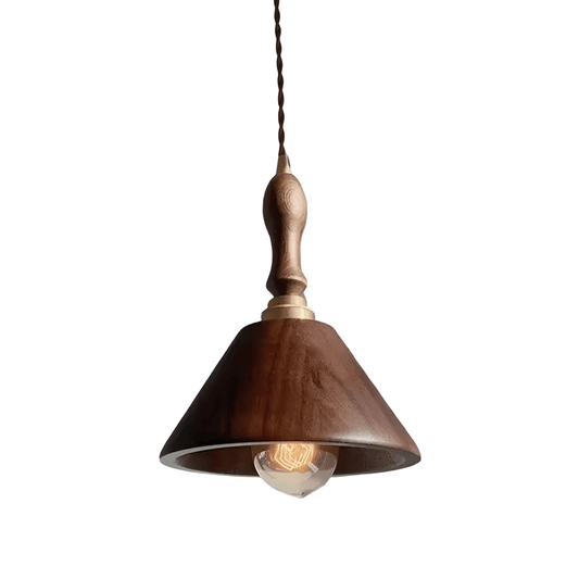 Luminária Pendente Moderna Minimalista Madeira Fargon - ORNE™ — decor studio