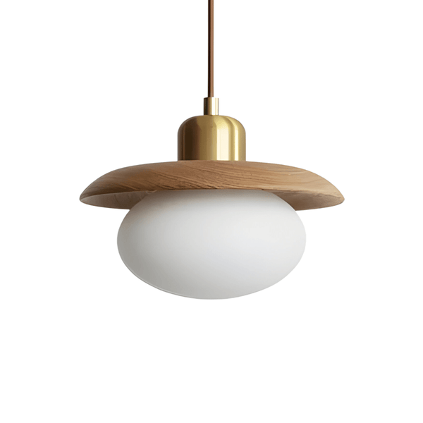 Luminária Pendente Moderna Minimalista Madeira Fendi Light - ORNE™ — decor studio