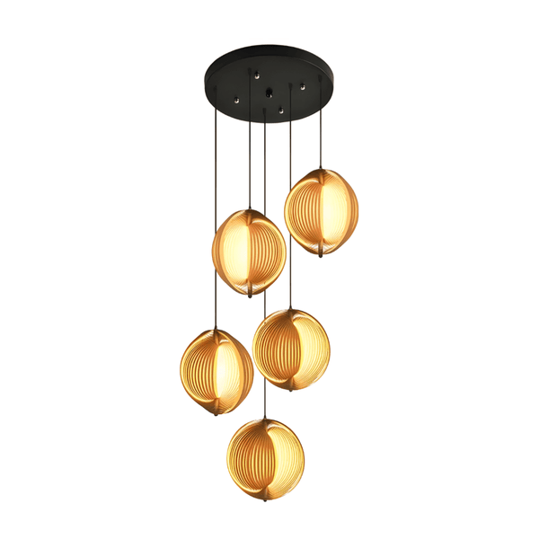 Luminária Pendente Moderna Minimalista Madeira Lium - ORNE™ — decor studio