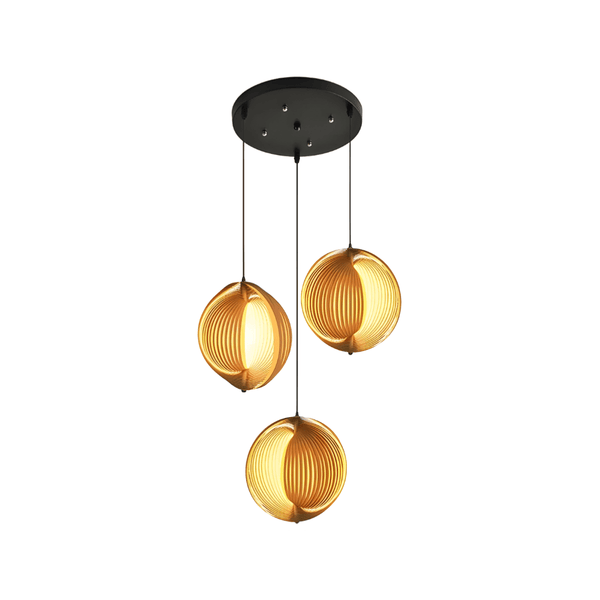 Luminária Pendente Moderna Minimalista Madeira Lium - ORNE™ — decor studio
