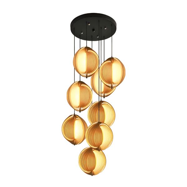 Luminária Pendente Moderna Minimalista Madeira Lium - ORNE™ — decor studio