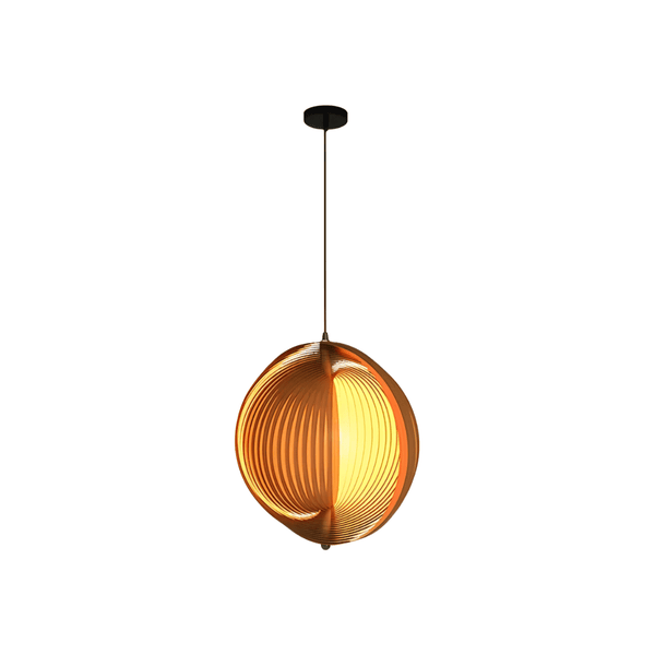 Luminária Pendente Moderna Minimalista Madeira Lium - ORNE™ — decor studio