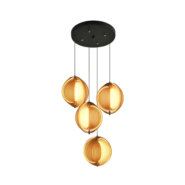 Luminária Pendente Moderna Minimalista Madeira Lium - ORNE™ — decor studio
