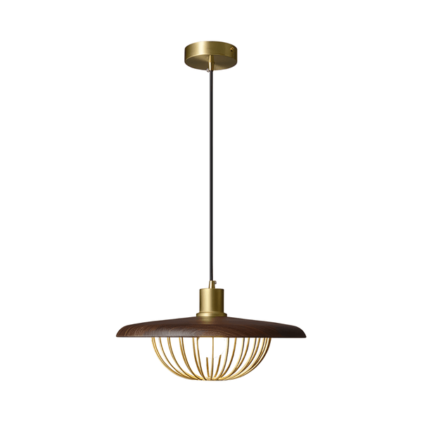 Luminária Pendente Moderna Minimalista Madeira Metal Perth - ORNE™ — decor studio