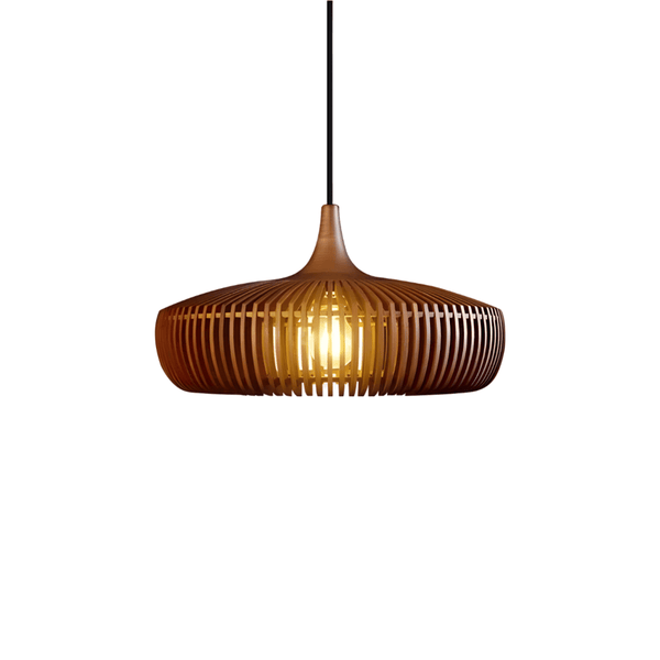 Luminária Pendente Moderna Minimalista Madeira Mogan - ORNE™ — decor studio