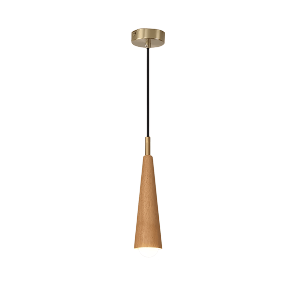 Luminária Pendente Moderna Minimalista Madeira Savanna - ORNE™ — decor studio
