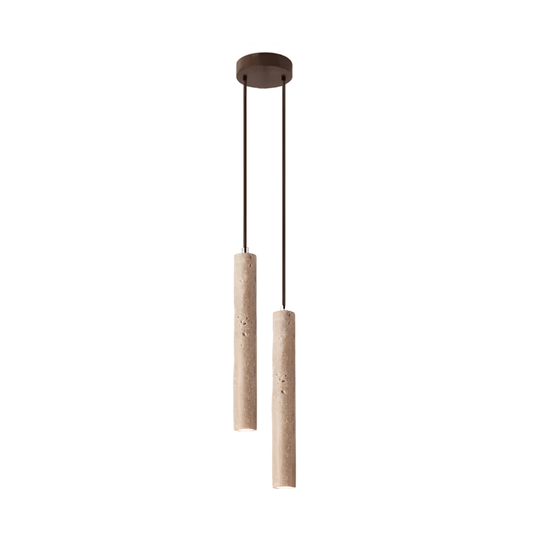 Luminária Pendente Moderna Minimalista Mármore Travertino Gaio - ORNE™ — decor studio