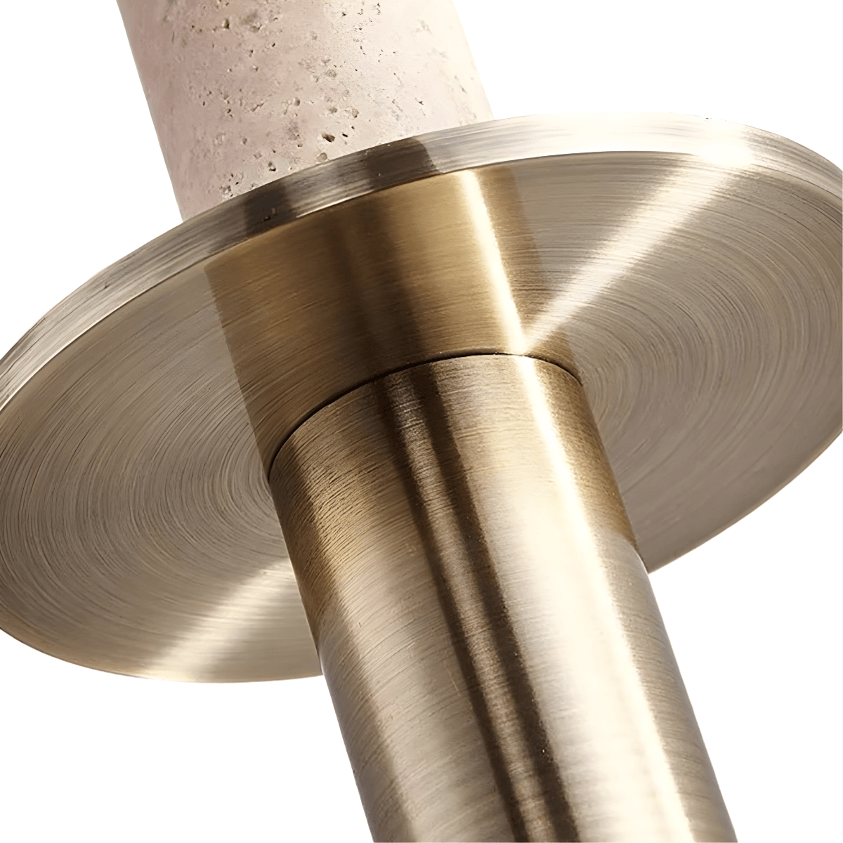 Luminária Pendente Moderna Minimalista Mármore Travertino Piemont - ORNE™ — decor studio