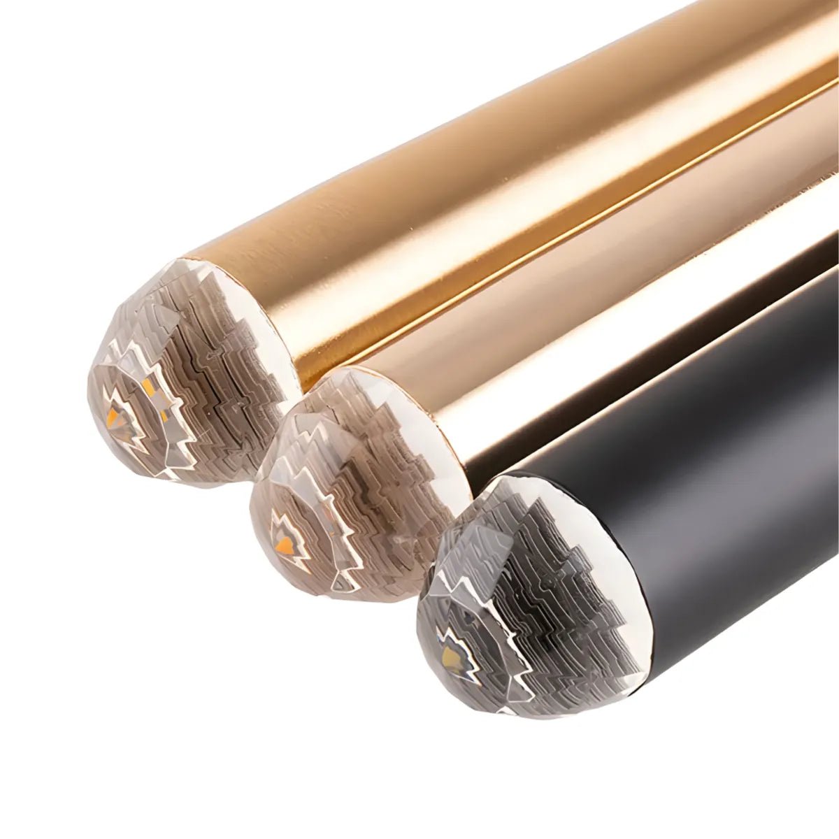 Luminária Pendente Moderna Minimalista Metal Cristal Tubo Gota Shine - ORNE™ — decor studio